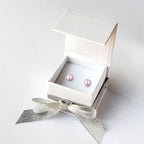 Pink 5mm Pearl Screw Back Stud Earrings for Baby, Toddler, Girls, Kids